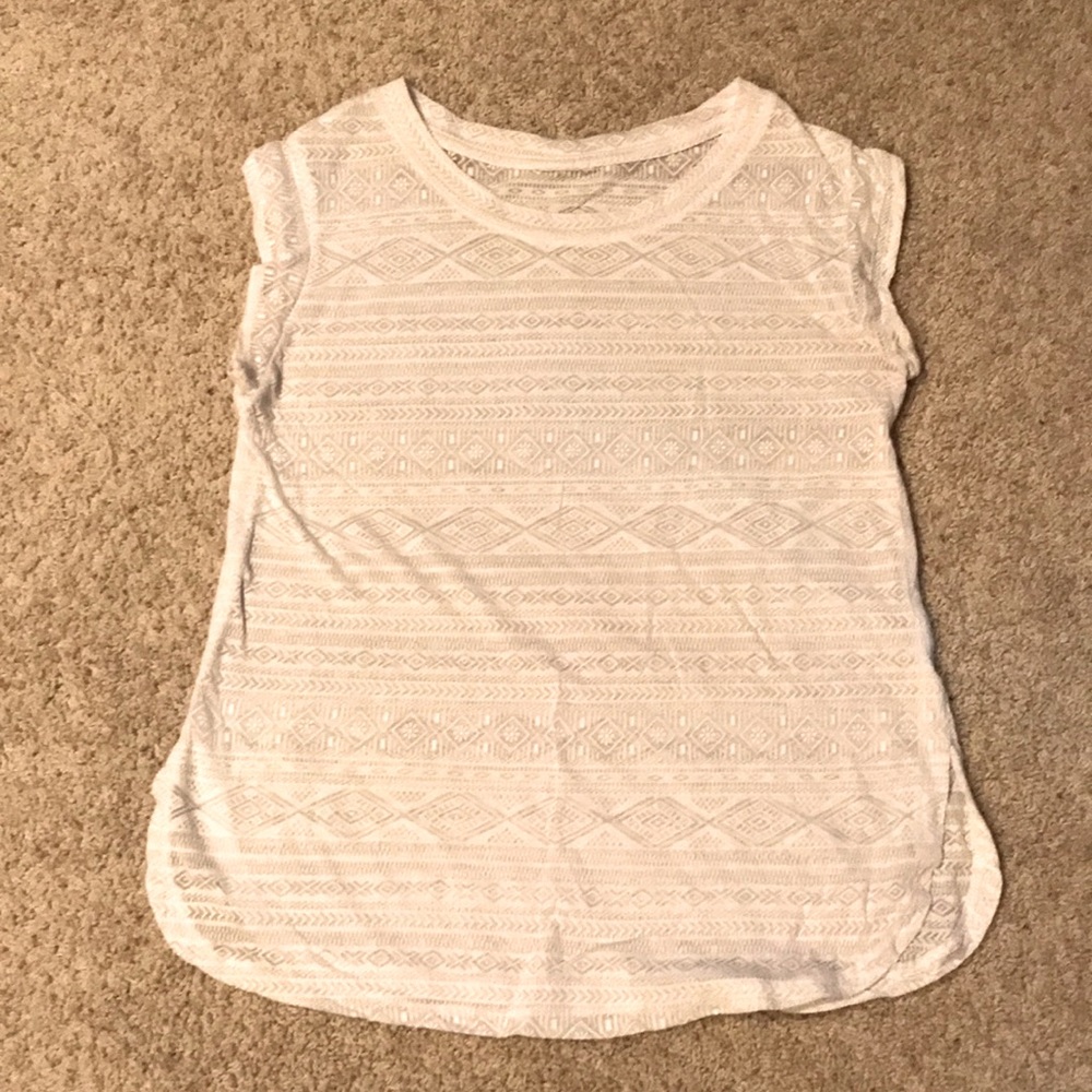 Sheer lace T shirt